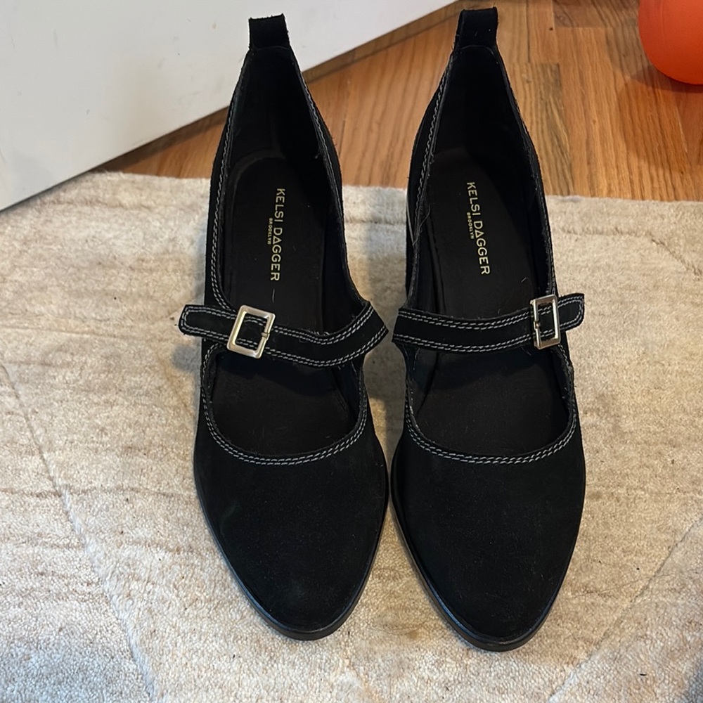 Kelsi Dagger Black Mary Janes